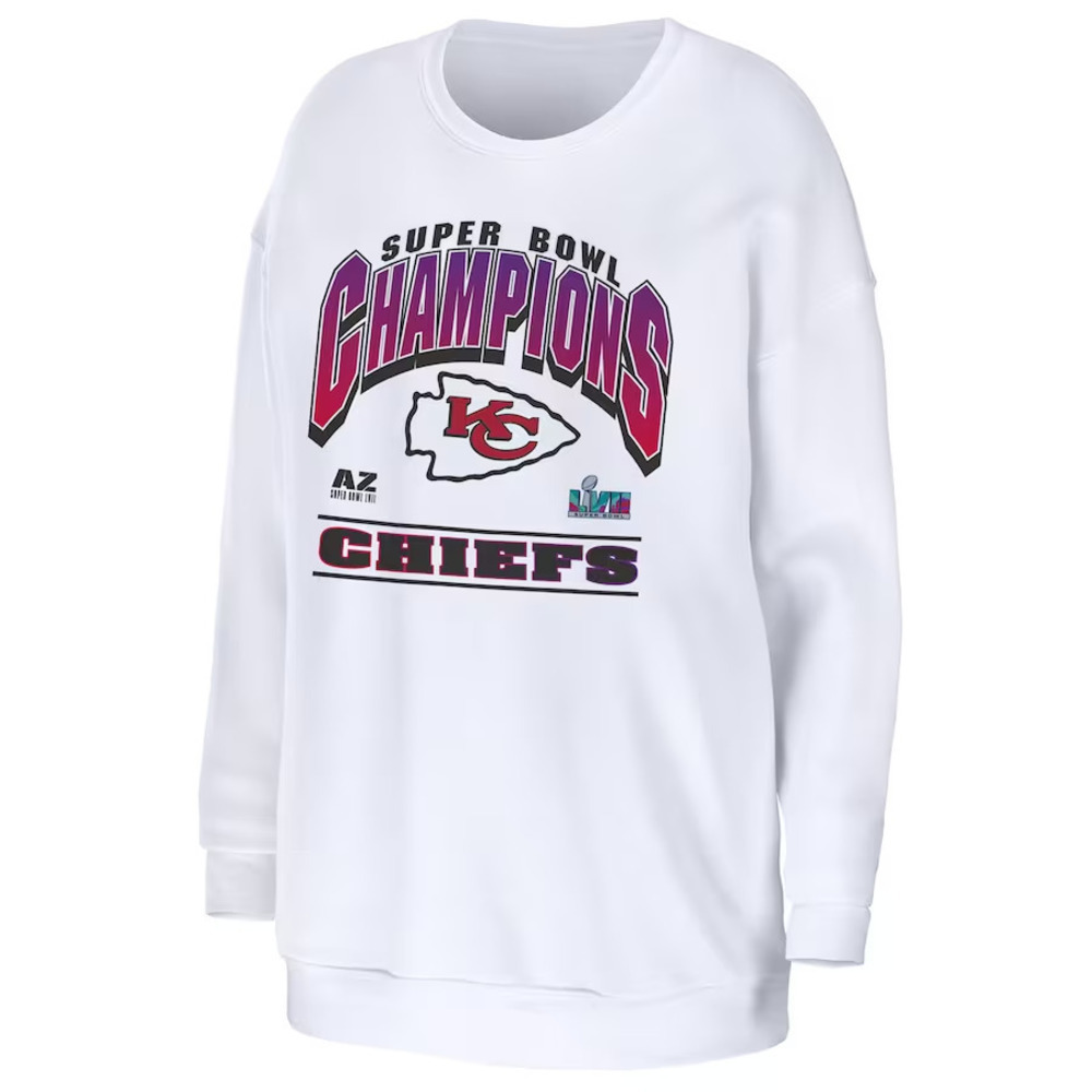 Kansas City Chiefs Super Bowl LVII Champions Retro Team Graphic Sweatshirt